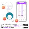 Ovulation Tracker Digital Basal Thermometer: Easy@Home BBT Thermometer for Fertility Prediction - Basal Body Thermometer for Accurate Temperature Monitoring with Premom App Purple DMT-3018 view 4
