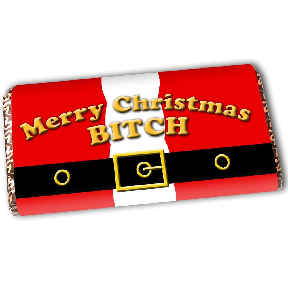 Christmas Bitch - Rude Novelty Chocolate Bar - Great Gift Idea For Your Favourite Bitch