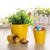 Egurs Mini Bucket 3pcs/Set Colourful Small Metal Bucket Mini Flower Pot Garden Container with Handle for Party Wedding Sweets Sweets Table Decoration Navy Blue view 4