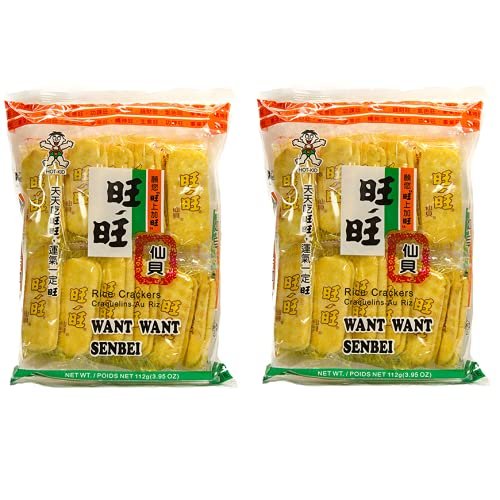 Want Want Senbei Rice Crackers (112g) - Pack of 2, by Food Sanctuary