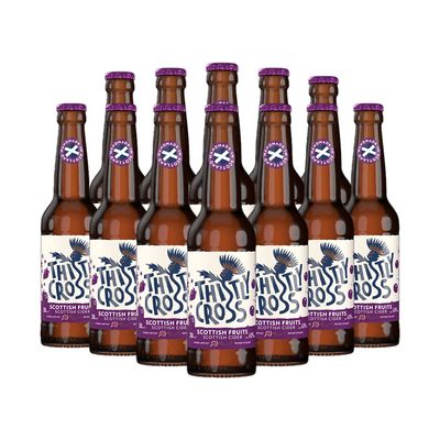 Thistly Cross Scottish Fruits Craft Cider 330ml Bottles (12 Pack) - 4.0% ABV