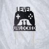 Level 11 Unlocked Video Game Cake Topper for 11th Birthday Party Decoration Video Game Controller Theme Cake Topper view 2