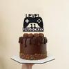 Level 11 Unlocked Video Game Cake Topper for 11th Birthday Party Decoration Video Game Controller Theme Cake Topper view 4