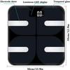 XIXIDIAN Bluetooth Body Fat Scale, High Precision Digital Weight and Body Composition Monitor, Black Stainless Steel Bathroom Scale view 2