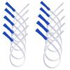 10-Pack Enema Nozzle Tips, 9.8" Long, 15FR (5mm), Home Enema Colonic Irrigation Kit, Enema Supplies Colon Tube, Flexible Comfort Enema Head, Colon Nozzle for Constipation Enema Colon Blue view 1