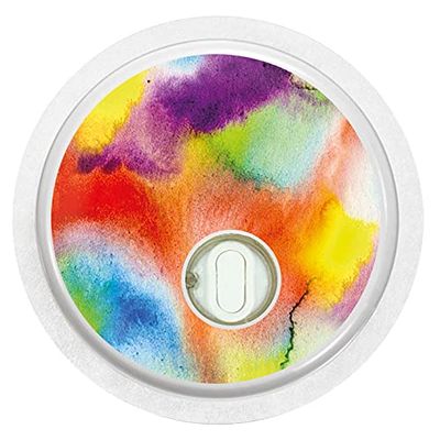 2X Blaze of Colors - Sticker Skin for Freestyle Libre 3 Sensor