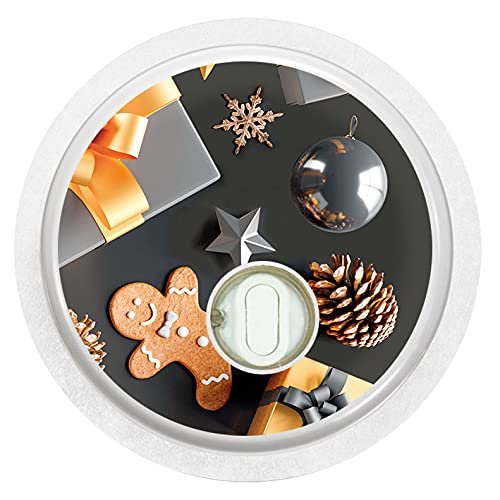 2X Golden Christmas - Sticker Skin for Freestyle Libre 3 sensors