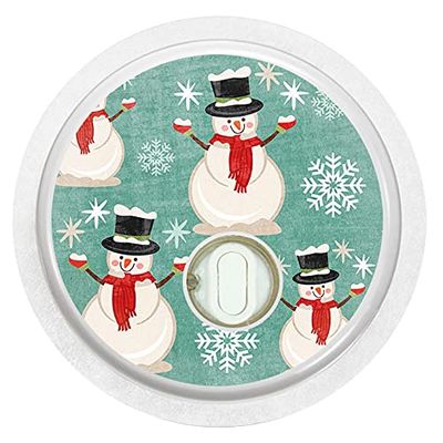 2X Snowman - Sticker Skin for Freestyle Libre 3 sensors