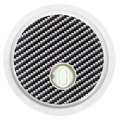 2X Carbon - Sticker Skin for Freestyle Libre 3 Sensor