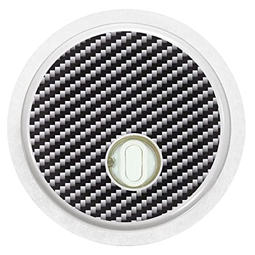 2X Carbon - Sticker Skin for Freestyle Libre 3 Sensor