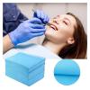125pcs Disposable Waterproof Medical Paper Dental Hygiene Bib Neckerchief Wood Pulp Paper Dental Clean Pad Sheets (Color : Purple) view 4