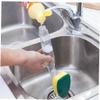 1pc Soap Dispensing Sponge Replaceable Pad Brush Kitchen Brush for Dish Pot Pan Sink Cleaning view 2
