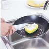 1pc Soap Dispensing Sponge Replaceable Pad Brush Kitchen Brush for Dish Pot Pan Sink Cleaning view 4