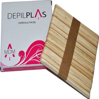 100pcs Wooden Face Spatula for Hair Removal Wax