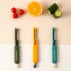 2-in-1 Grips Vegetable Brush Fruit Scrubber Brush with Peeler Kitchen Multi-Function Brush Vegetable Washing Brush (Yellow) view 3