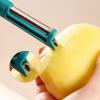 2-in-1 Grips Vegetable Brush Fruit Scrubber Brush with Peeler Kitchen Multi-Function Brush Vegetable Washing Brush (Yellow) view 4