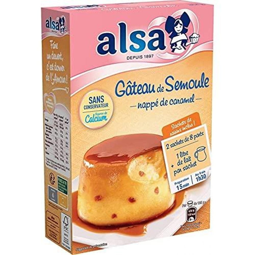 ALSA Cake Preparation Semolina Coated with Cara