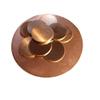 T2 Conductive Red Copper Round Pure Copper Plate, Thickness 2.5, Diameter 100mm view 3