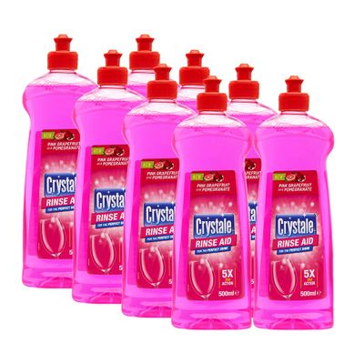 Crystale Dishwasher Rinse Aid - Pink Grapefruit and Pomegranate