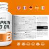 BioTechUSA Pumpkin Seed Oil | Cold-Pressed | 600mg per Softgel | GMO-Free, 60 Capsules view 4
