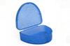 Slim Orthodontic Dental Case - Colour & Glitter Choices for Retainers, Bleaching Trays, Dentures & More (Glitter Dark Blue) view 1