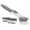 WZHZJ Long Handle Brush Automatic Detergent Injection Household Cleaning Brush (Combi Pack) Gray 24.5x8x4cm view 1