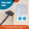 CLEANHOME Tub Tile Scrubber Brush with 3 Different Function Cleaning Pads and 56" Extendable Long Handle-No Scratch for Cleaning Bathroom Kitchen Toilet Wall Sink,Orange view 3