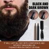 Men's Beard Pencil Filler Waterproof Barber Beard Filling Pen with Brush, Long Lasting & Sweatproof Kit for Natural Beard Look, Shaping & Enhancing view 3