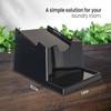 Skywin Laundry Soap Station - Laundry Detergent Cup Holder for Dispensing Soap, with Angled Downward Slope for Easy Pouring - Laundry Soap Catcher with Anti-Slip Rubber Feet (Black, 1) view 2
