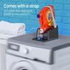 Skywin Laundry Soap Station - Laundry Detergent Cup Holder for Dispensing Soap, with Angled Downward Slope for Easy Pouring - Laundry Soap Catcher with Anti-Slip Rubber Feet (Black, 1) view 3