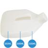 1500Ml Reusable Urinal Bottle Bedpan, Women's Urine Bottle Portable Urinal with Lid and Tube, Suitable for Hospitals, Incontinence, The Elderly, Travel,White view 4