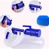 2000Ml Male/Female Urinal with Lid and Hose, Urine Container for Outdoor Camping, Urinal Bottle, Elderly, Hospital Bed, Wheelchair,Blue view 4