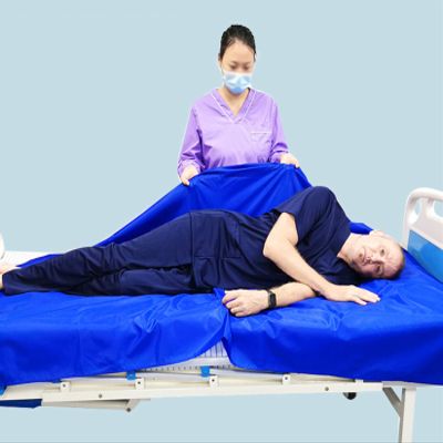 Winter 78" x 55" Reusable Flat Slide Sheet for Patient Transfer, Turning, and Repositioning in Bed, Use in Hospital, Home, EMS, Ambulance (5 Pack)