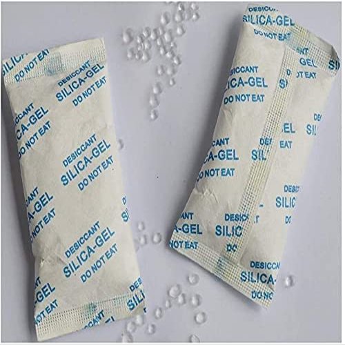 Silica Gel Sachets 10g (Grams) Desiccants 80mm x 40mm Moisture Absorber - Choose Your Quantity (Pack of 100 Sachets)
