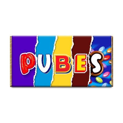 Funny Rude Chocolate Bar Wrapper Novelty Gift Present For Birthday Valentine #71 (with chocolate)