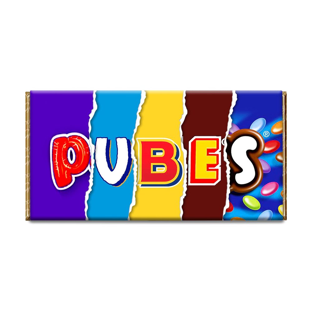 Funny Rude Chocolate Bar Wrapper Novelty Gift Present For Birthday Valentine #71 (with chocolate)