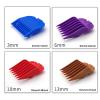 8PCS Professional Hair Clipper Guide Combs, Colorful Limit Comb Set Hair Cutting Guide Replace Comb for Hair Clippers/Trimmers view 2