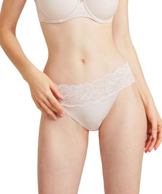 Aubade Women's Sweetessence Tanga Thong Panties, Beige (Skin), XL