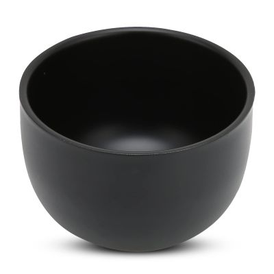 Agatige Shaving Soap Bowl for Men, Stainless Steel Shaving Brush Bowl Shaving Cream Soap Mug for Create Rich Shaving Cream and Keep Your Lather Warm (Black)