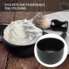 Agatige Shaving Soap Bowl for Men, Stainless Steel Shaving Brush Bowl Shaving Cream Soap Mug for Create Rich Shaving Cream and Keep Your Lather Warm (Black) view 2