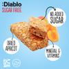Diablo Apricot Muesli Bar  No Added Sugar Healthy Snacks & Breakfast Bar Sweetened with Maltitol, Low Sugar Snacks Food, Great for Gifting, Work, School, or Travel  30g Each (Pack of 6) view 3