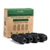 EcoYou Eco Floss Charcoal Dental Floss Refills | Mint & Candelilla Wax Biodegradable Floss (Black 4 Refills Only) view 1
