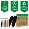 EcoYou Eco Floss Charcoal Dental Floss Refills | Mint & Candelilla Wax Biodegradable Floss (Black 4 Refills Only) view 2
