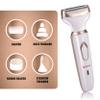 alpina Women's Razor - 4-in-1 - Body and Face - Includes Eyebrow Trimmer - USB Battery view 4