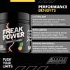 Freak Power Pre Workout 320g Pre Workout Powder (Tropical) view 4