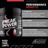 Freak Power Pre Workout 320g Pre Workout Powder (Strawberry Slush) view 4