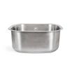 Elephant Box Stainless Steel Washing Up Bowl | 10 Litre | 100% Plastic Free, Eco-Friendly, Durable, and Hygienic Kitchen Sink Bowl view 1