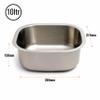 Elephant Box Stainless Steel Washing Up Bowl | 10 Litre | 100% Plastic Free, Eco-Friendly, Durable, and Hygienic Kitchen Sink Bowl view 2