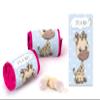 Colourbat x40 Sweet Rolls Personalised Giraffe Boy Baby Shower Sweets Mini Love Hearts Party Favours for Guests view 1