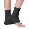 1 Pair Kids Compression Sleeves Foot Arch Support,Kids Children Ankle Brace,Plantar Fasciitis Sock for sprained ankle or sports (Black) view 1